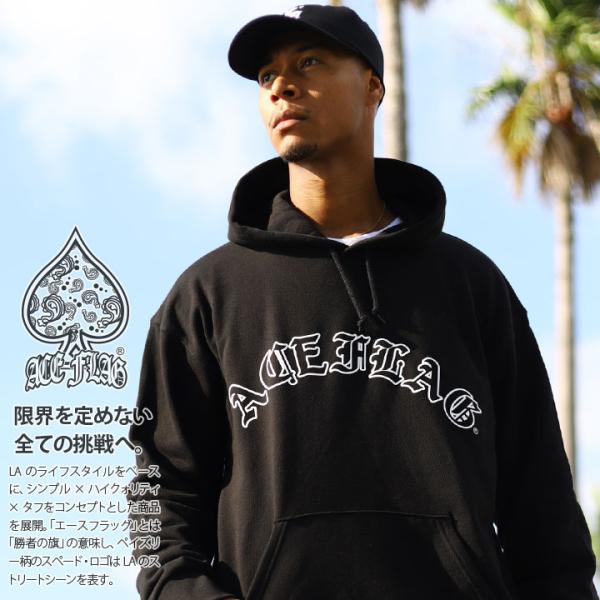 ACE FLAG パーカー ブランド スケボー フーディ 長袖 スウェット 大きいサイズ エースフラ...