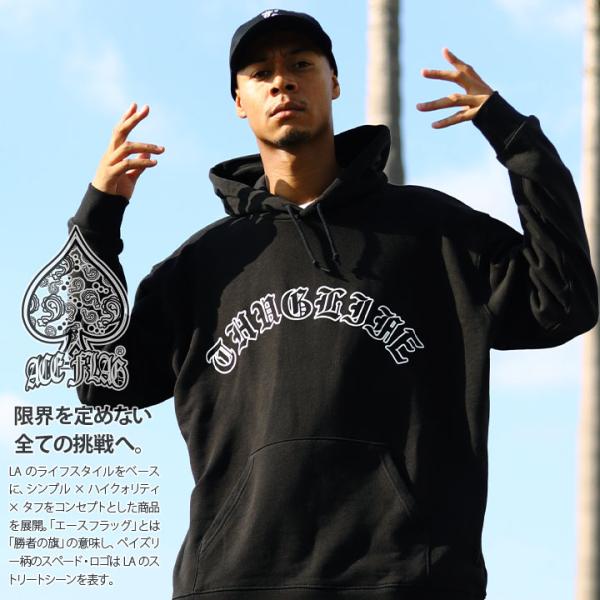 ACE FLAG パーカー ブランド スケボー フーディ 長袖 スウェット 大きいサイズ エースフラ...