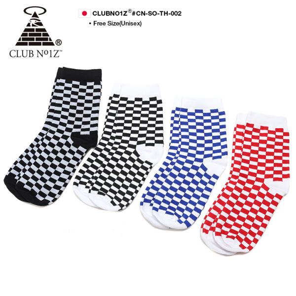 クラブノイズ CLUB NO1Z ソックス メンズ レディース 靴下 くつした ミドル丈 カラー 柄...