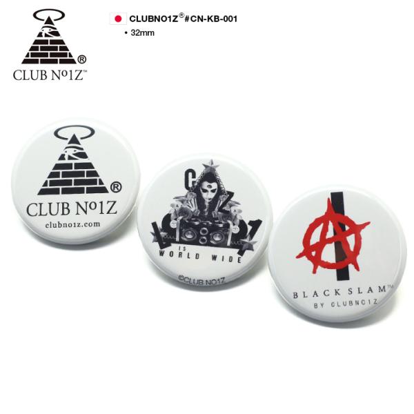 クラブノイズ CLUB NO1Z 缶バッチ 缶バッジ メンズ レディース b系 全3種 デスピラミッ...