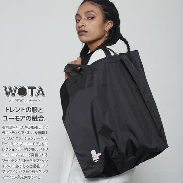 映え子 ヲタ映えモード ナイロン エコバッグ 軽量 コンパクト BAG 手提げ ストリート系 モード...