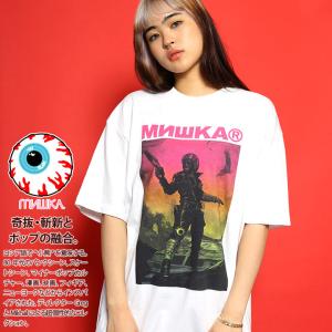MISHKA Tシャツ 半袖 大きいサイズ ミシカ USAモデル KEEPWATCH キープウォッチ 近未来 戦士｜weekindenim