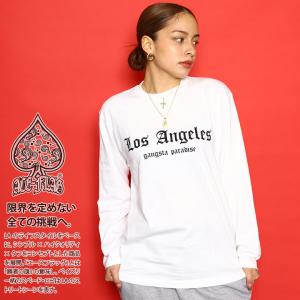 ACE FLAG ロンT 大きいサイズ エースフラッグ Tシャツ 長袖 シンプル 西海岸 Los Angeles ロサンゼルス ギャング スラング クリップス｜weekindenim