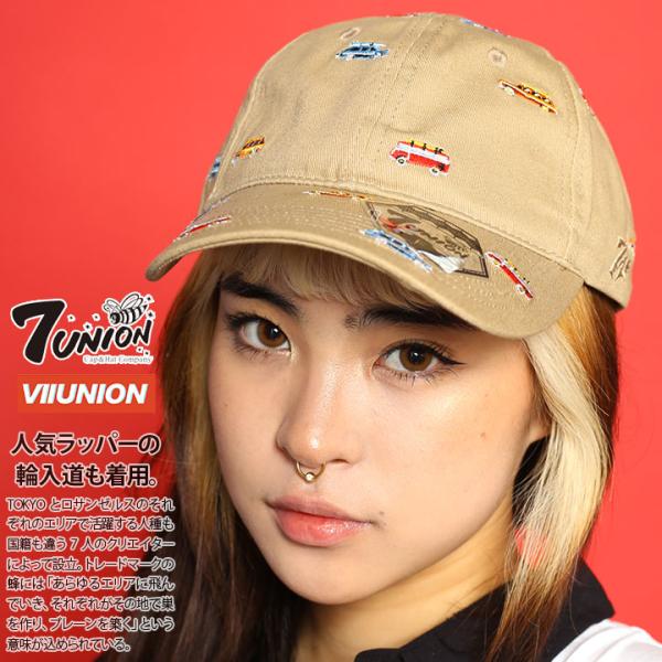 セブンユニオン 7UNION 帽子 ローキャップ ボールキャップ CAP メンズ レディース インデ...