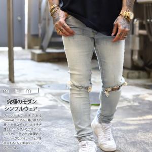 mnml（ミニマル） ジーンズ デニム ロングパンツ スリム スキニー