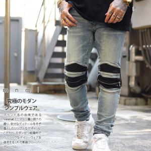 mnml ミニマル X165 STRETCH DENIM BLACK / ブラック デニム