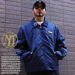 LIVE MECHANICS アウター 長袖 スタジャン ブルゾン 大きいサイズ