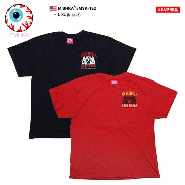 MISHKA Tシャツ 半袖 大きいサイズ ミシカ おしゃれ 派手 総柄 キャラクター DEATH ...
