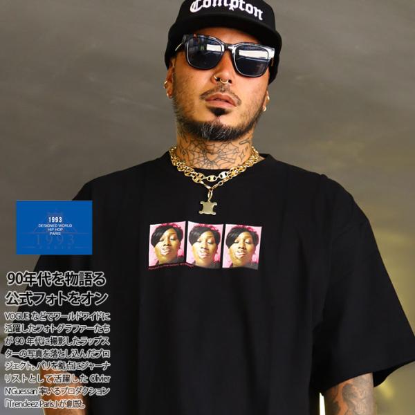 1993 DESIGNED WORLD HIPHOP Tシャツ 半袖 大きいサイズ ナインティーンナ...