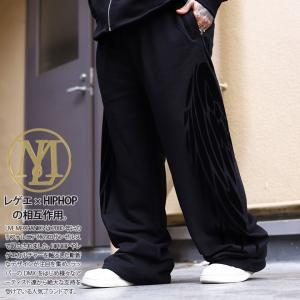 変形　フレアパンツ　スラックス　ベルボトム　ブーツカット　黒　ボンディング LIVE MECHANICS フレアパンツ ベルボトム フレアー ブーツカット