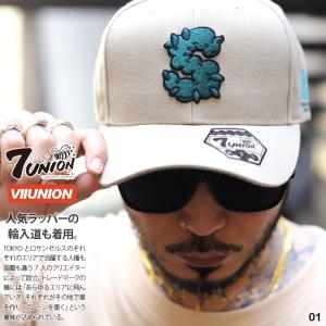 7union キャップ 大きいサイズ セブンユニオン 帽子 cap 深め カーブバイザー スナップバックキャップ BUDS ばっず バッズ 大麻 マリファナ ヘンプ ロゴ｜weekindenim