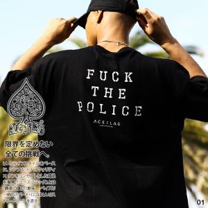 Ace Flag Tシャツ 半袖 大きいサイズ エースフラッグ おしゃれ かっこいい Fuck The Police エフティーピー ナンバー ヒップホップ ストリート系 ブランド 本格派大人のb系xl 零zero 通販 Yahoo ショッピング