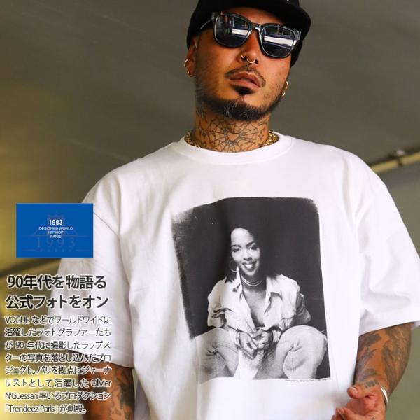 1993 DESIGNED WORLD HIPHOP Tシャツ 半袖 大きいサイズ ナインティーンナ...