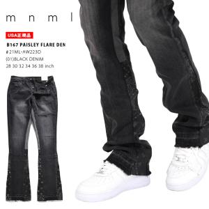 mnml（ミニマル） パンツ フレアパンツ デニムパンツ Gパン ジーンズ