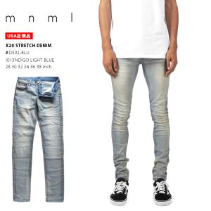 mnml（ミニマル） ジーンズ デニム ロングパンツ スリム スキニー