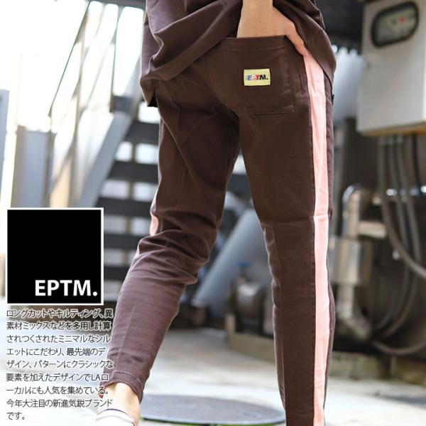 エピトミ EPTM チノパン ラインパンツ アンクルパンツ くるぶし丈 ロングパンツ 長ズボン 大き...