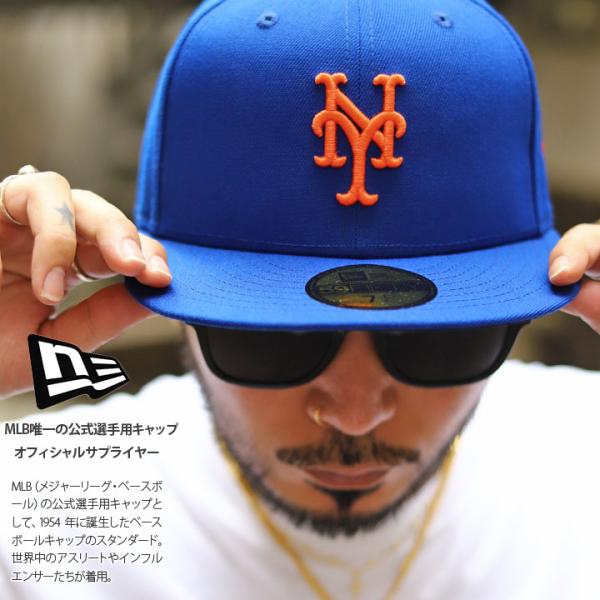 ニューエラ NEW ERA キャップ MLB メッツ NY ロゴ 59Fifty 帽子 cap 深め...