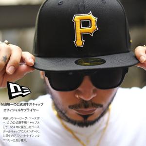 ニューエラ NEW ERA キャップ MLB Pirates P ロゴ 59Fifty 帽子 cap 深め フラットバイザー フィッテッドキャップ シンプル 定番 人気｜weekindenim