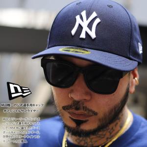 ニューエラ NEW ERA キャップ MLB ヤンキース NY ロゴ LP 59Fifty 帽子 cap 浅め カーブバイザー フィッテッドキャップ シンプル 定番 人気｜本格派大人のB系XL&零ZERO