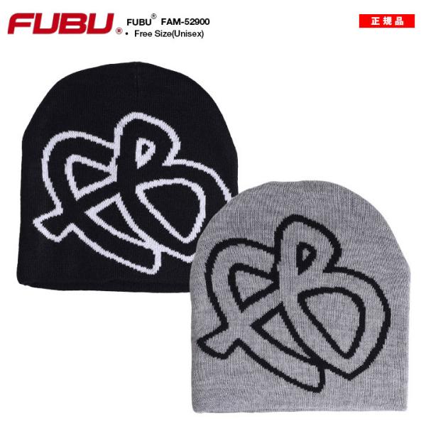 FUBU ニットキャップ ニット帽 ビーニー 帽子 大きいサイズ フブ ワッチキャップ ニットワッチ...