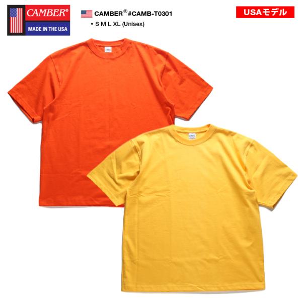 CAMBER キャンバー Tシャツ 半袖 メンズ レディース 黄色 大きいサイズ かっこいい おしゃ...