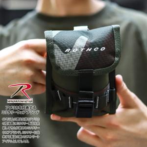 ROTHCO ロスコ ポーチ ミニ 小さめ 小型 布 キャンバス ナイロン 帆布 スマホ バッグ ケース ベルトポーチ スマホポーチ 軽量 OD色 撥水 丈夫 迷彩 ブランド｜weekindenim