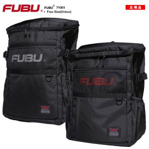 FUBU バッグ 大きいサイズ フブ リュック バックパック 大きめ 大容量 BAG おしゃれ シンプル ボックス ブランドロゴ 大さめ 旅行 通勤 通学 塾 アウトドア b系