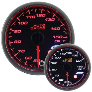 オートゲージ 油温計 60Φ エンジェルリング スモークレンズ