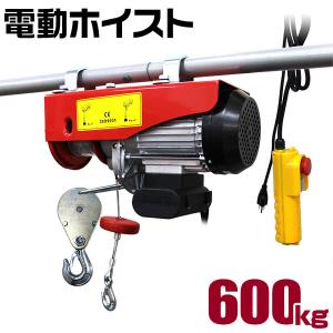 電動ホイスト 電動ウインチ 600kg 100V シングルフック