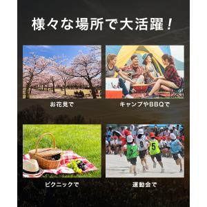 メッシュテーブル アウトドアテーブル 高さ調節...の詳細画像3