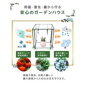 ビニールハウス 温室 ガーデンハウス 組み立て...の詳細画像2