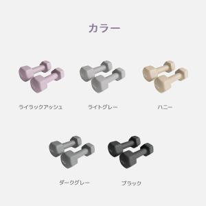 ダンベル 5kg 2個セット カラーダンベル ...の詳細画像5