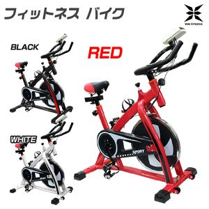 非公開 フィットネスバイク 静音 センサー カロリー表示 無段階負荷調整 キャスター付 全3色 ダイエット リハビリ 家庭用 スピンバイク 室内用 トレーニング