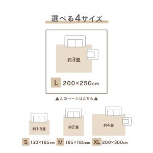 ラグ カーペット 高反発ラグマット 3畳 厚手...の詳細画像3