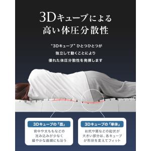 マットレス シングル 三つ折り 高反発マットレ...の詳細画像4