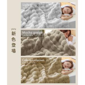毛布 ふわとろ毛布 暖かい ブランケット ハー...の詳細画像2