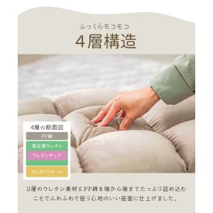 座椅子 1人掛け リクライニング おしゃれ コ...の詳細画像4