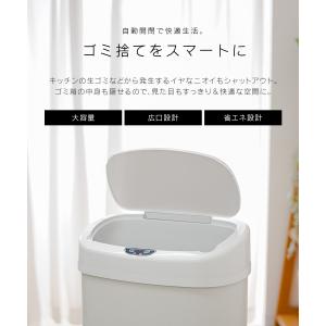 ゴミ箱 45リットル対応 自動開閉 おしゃれ ...の詳細画像4