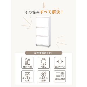 ゴミ箱 45L 収納ボックス 分別ごみ箱 スリ...の詳細画像4