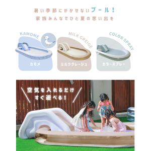 プール 滑り台付き 家庭用 大型プール ビニー...の詳細画像3