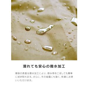 寝袋 冬用 最強 シュラフ コンパクト 封筒型...の詳細画像3