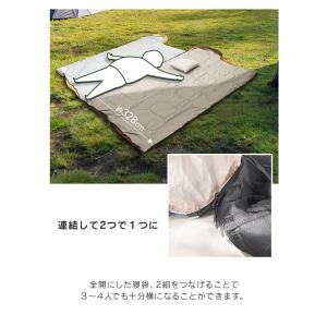 寝袋 冬用 最強 シュラフ コンパクト 封筒型...の詳細画像5
