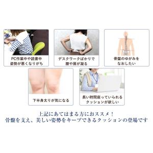 骨盤矯正 クッション 低反発 カバー 洗える ...の詳細画像2
