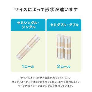 すのこベッド セミシングル ロール式 極薄1....の詳細画像3