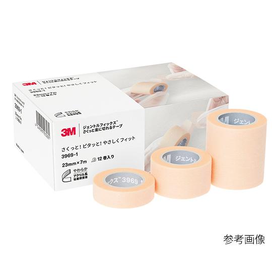 3M ジェントルフィックス さくっと楽に切れるテープ スタンダードパック 12.5mm×7m 24巻...