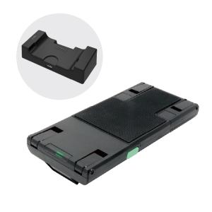 【5のつく日+4%】 2Dリーダ Bluetooth ジャケットタイプ AIRSCAN-J-2D-BLK-SET スマートフォン装着型 充電クレードル付 ウェルコムデザイン 業務用 法人向け｜welcom-barcode