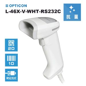 【5のつく日+4%】 5年保証 オプトエレクトロニクス RS232C接続 2次元バーコードリーダー L-46X-V-WHT-RS232C OCR対応 業務用 法人向け｜welcom-barcode