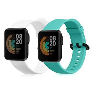 kwmobile 2x 対応: Xiaomi Mi Watch Lite/Redmi Watch バンド - 交換ベルト シリコンバンド ソフト