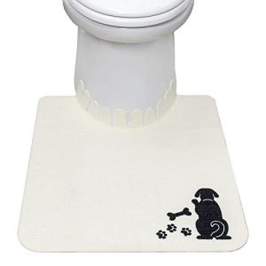 サンコー ずれない トイレマット 床汚れ防止 消臭 犬