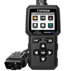 診断機 OBD2診断スキャンツール チェックエンジンライト用 自動車スキャンツール AL400
